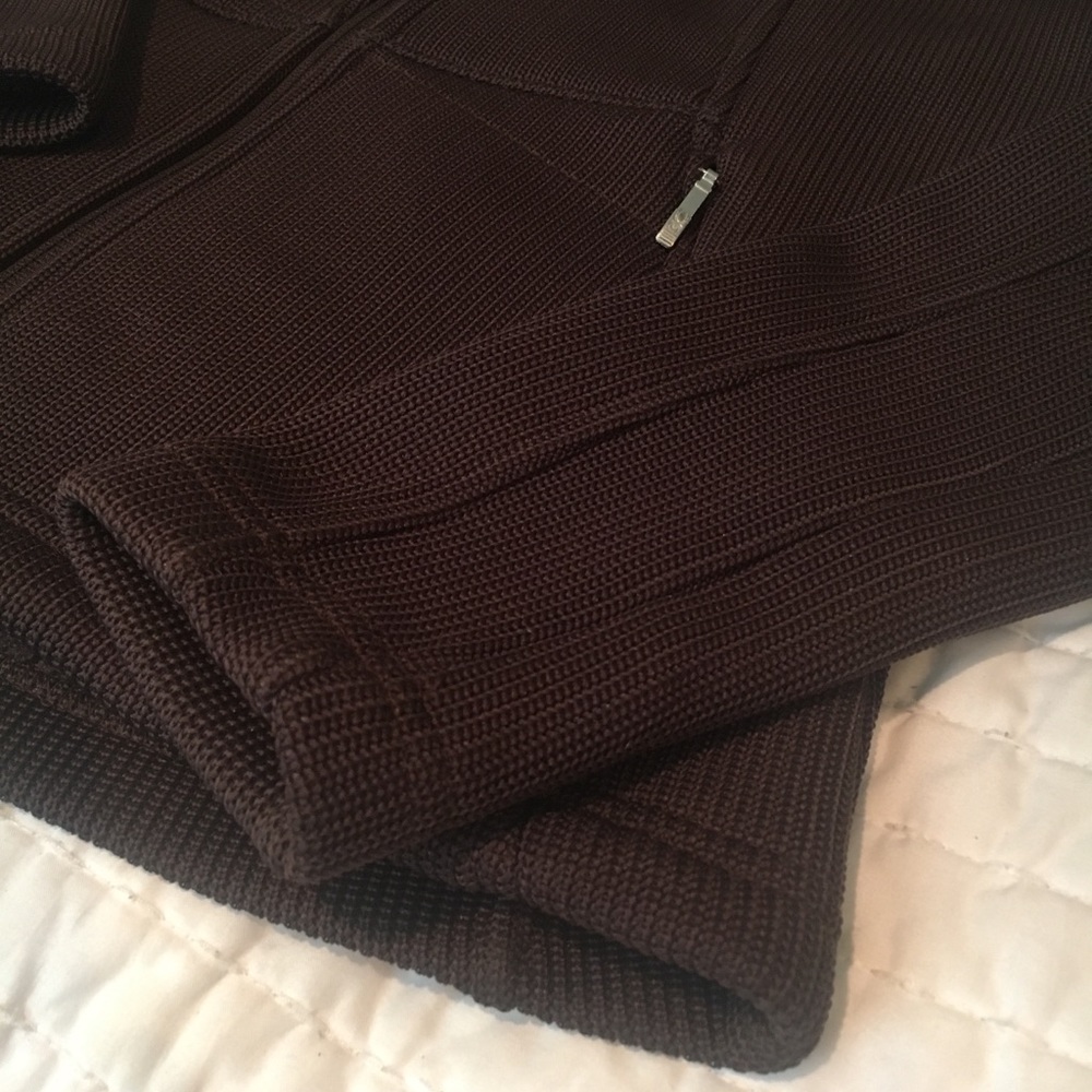 Spyder Full Zip Jacket - BROWN - Medium - Picture 11 of 13